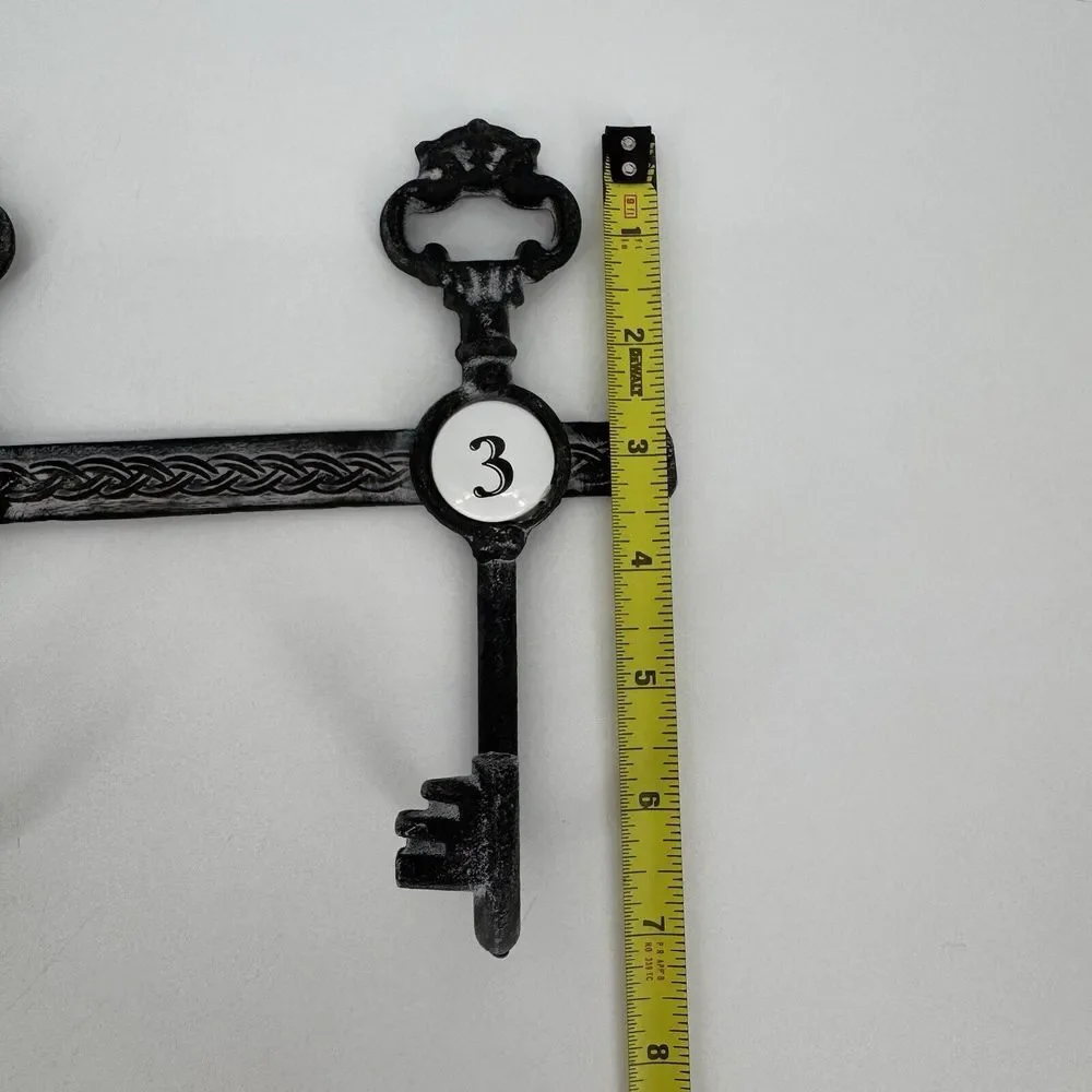 Cast Iron Hook Coat Rack Keys Antique Style Rustic Wall Decor Farmhouse‎